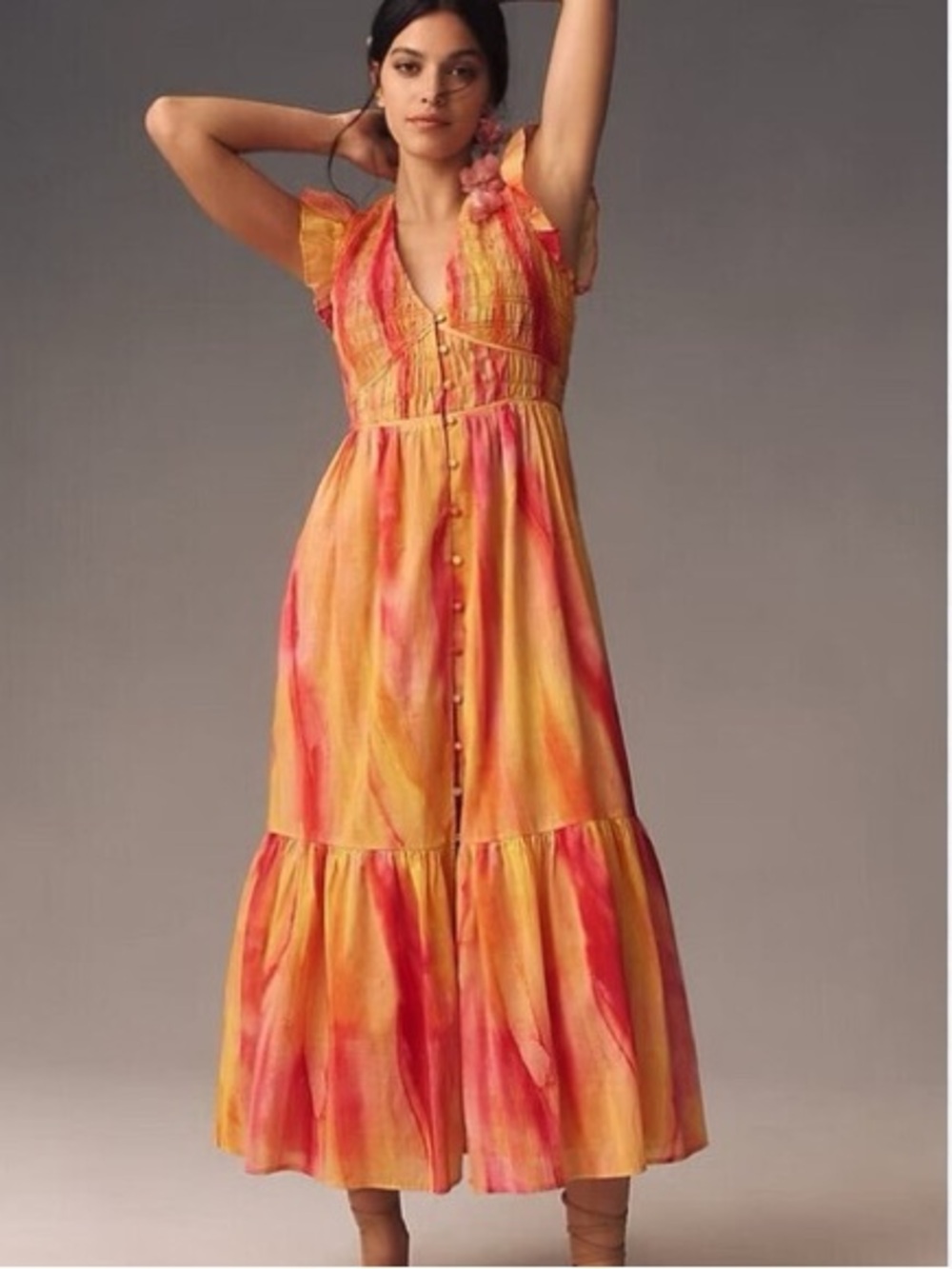 Anthropologie The Peregrine Midi Dress